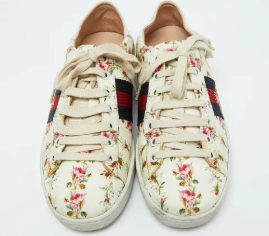 Gucci Vintage Pre-owned Canvas sneakers Multicolor Dames