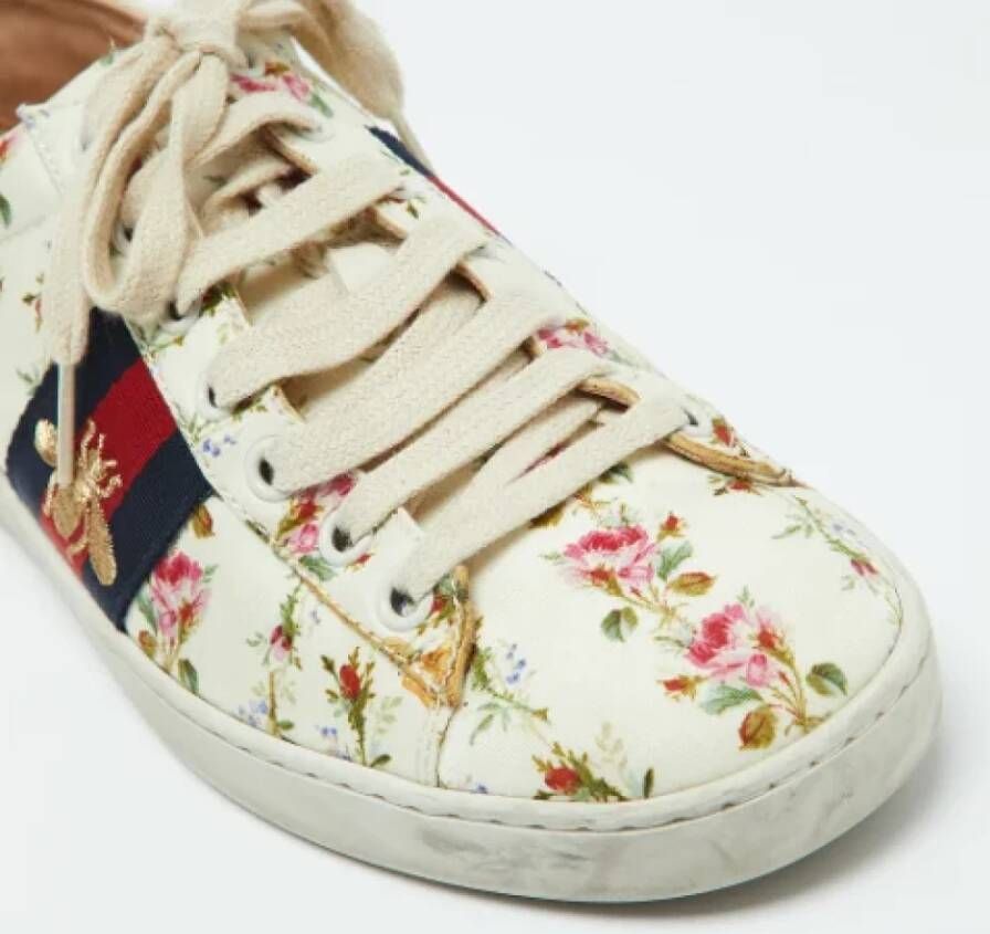 Gucci Vintage Pre-owned Canvas sneakers Multicolor Dames