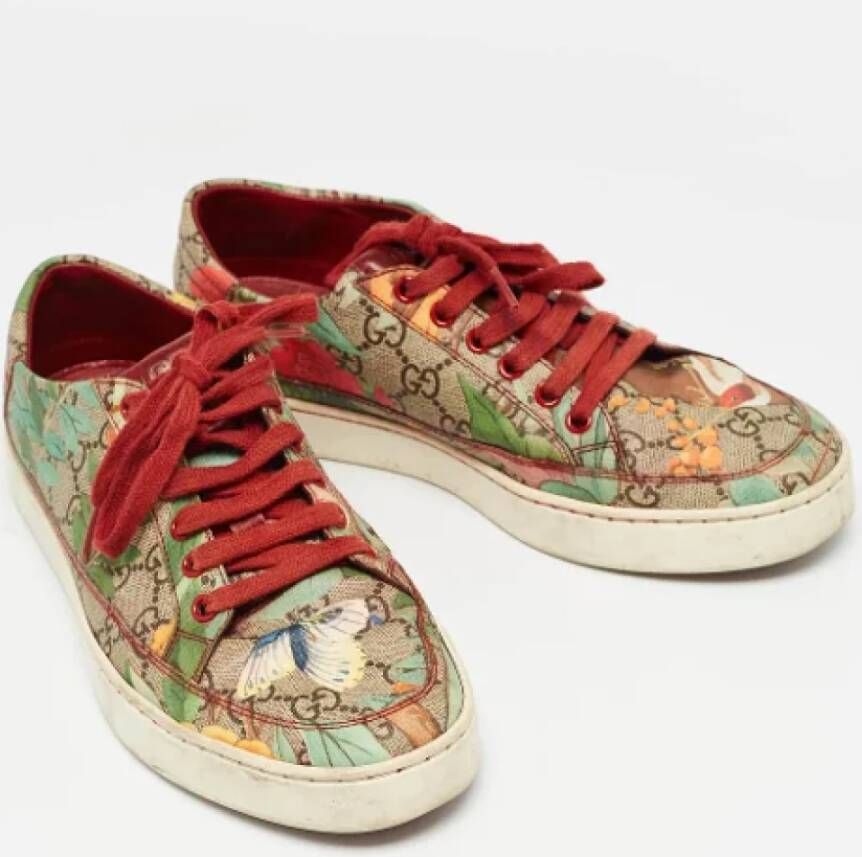 Gucci Vintage Pre-owned Canvas sneakers Multicolor Heren