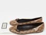 Gucci Vintage Pre-owned Coated canvas flats Brown Dames - Thumbnail 8
