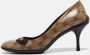 Gucci Vintage Pre-owned Coated canvas heels Beige Dames - Thumbnail 2