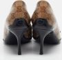 Gucci Vintage Pre-owned Coated canvas heels Beige Dames - Thumbnail 5