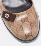 Gucci Vintage Pre-owned Coated canvas heels Brown Dames - Thumbnail 8