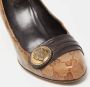 Gucci Vintage Pre-owned Coated canvas heels Brown Dames - Thumbnail 7