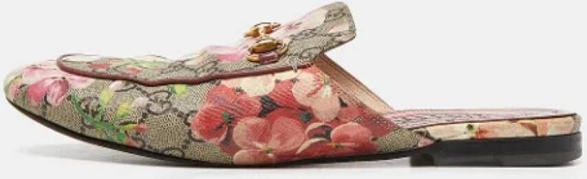 Gucci Vintage Pre-owned Coated canvas mules Multicolor Dames