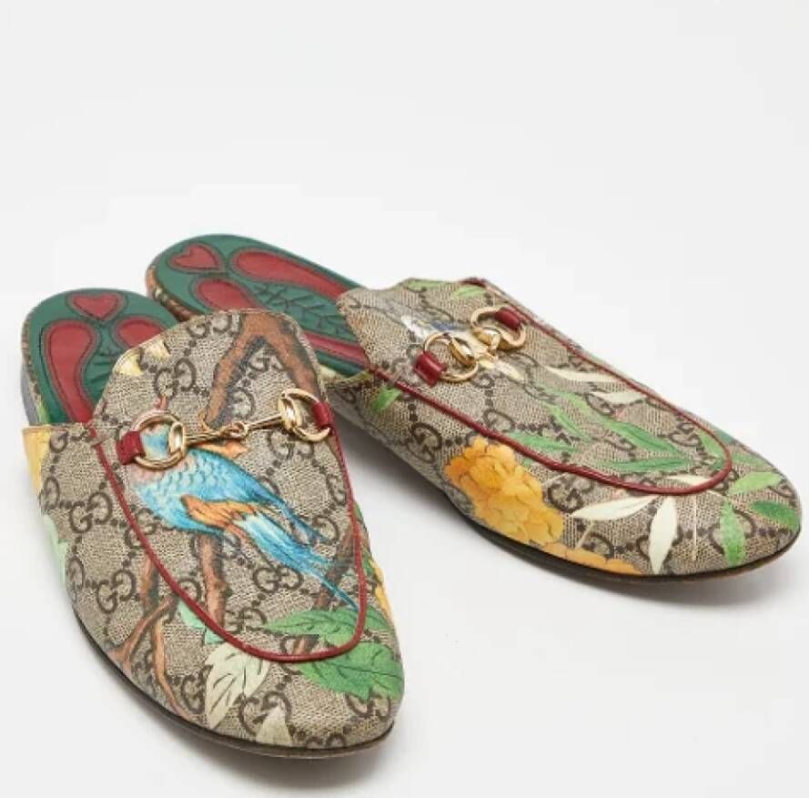 Gucci Vintage Pre-owned Coated canvas sandals Multicolor Heren