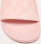 Gucci Vintage Pre-owned Coated canvas sandals Pink Dames - Thumbnail 7