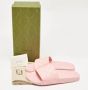 Gucci Vintage Pre-owned Coated canvas sandals Pink Dames - Thumbnail 9