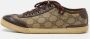 Gucci Vintage Pre-owned Coated canvas sneakers Beige Dames - Thumbnail 2