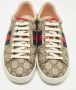 Gucci Vintage Pre-owned Coated canvas sneakers Beige Dames - Thumbnail 3