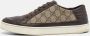 Gucci Vintage Pre-owned Coated canvas sneakers Beige Heren - Thumbnail 2