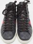 Gucci Vintage Pre-owned Coated canvas sneakers Black Heren - Thumbnail 3