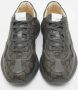 Gucci Vintage Pre-owned Coated canvas sneakers Gray Heren - Thumbnail 3