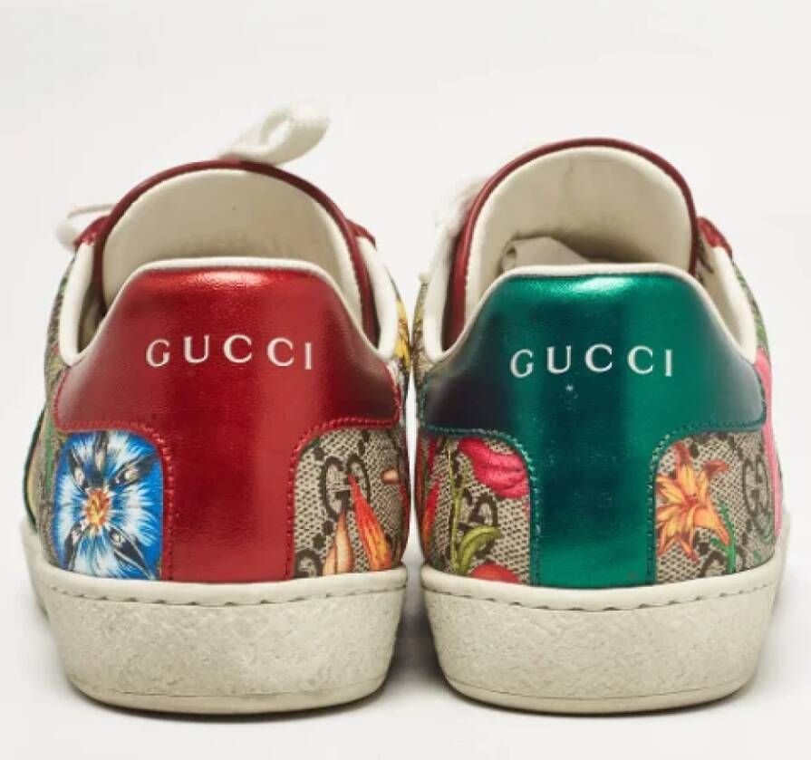 Gucci Vintage Pre-owned Coated canvas sneakers Multicolor Dames