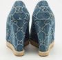 Gucci Vintage Pre-owned Denim heels Blue Dames - Thumbnail 4