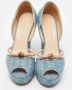 Gucci Vintage Pre-owned Denim sandals Blue Dames - Thumbnail 3