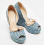 Gucci Vintage Pre-owned Denim sandals Blue Dames - Thumbnail 4