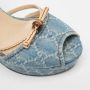 Gucci Vintage Pre-owned Denim sandals Blue Dames - Thumbnail 7