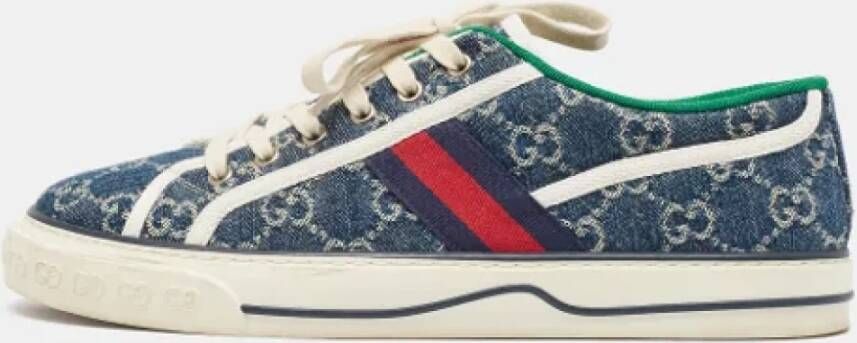 Gucci Vintage Pre-owned Denim sneakers Multicolor Heren