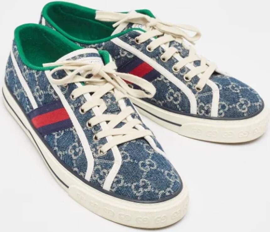 Gucci Vintage Pre-owned Denim sneakers Multicolor Heren