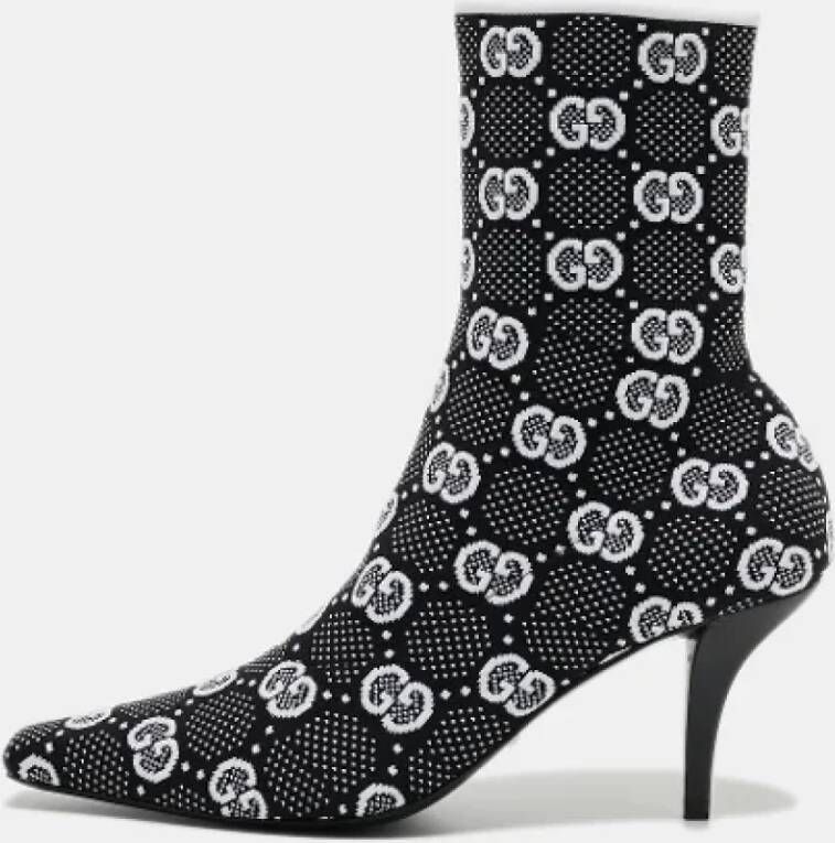 Gucci Vintage Pre-owned Fabric boots Black Dames