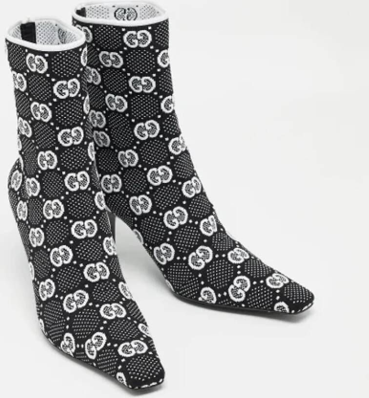 Gucci Vintage Pre-owned Fabric boots Black Dames