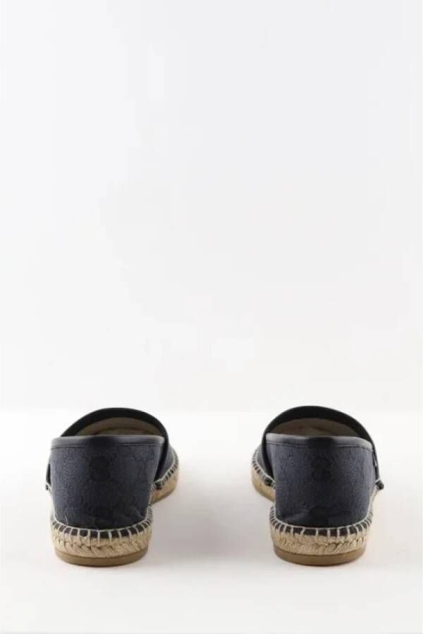 Gucci Vintage Pre-owned Fabric espadrilles Blue Dames