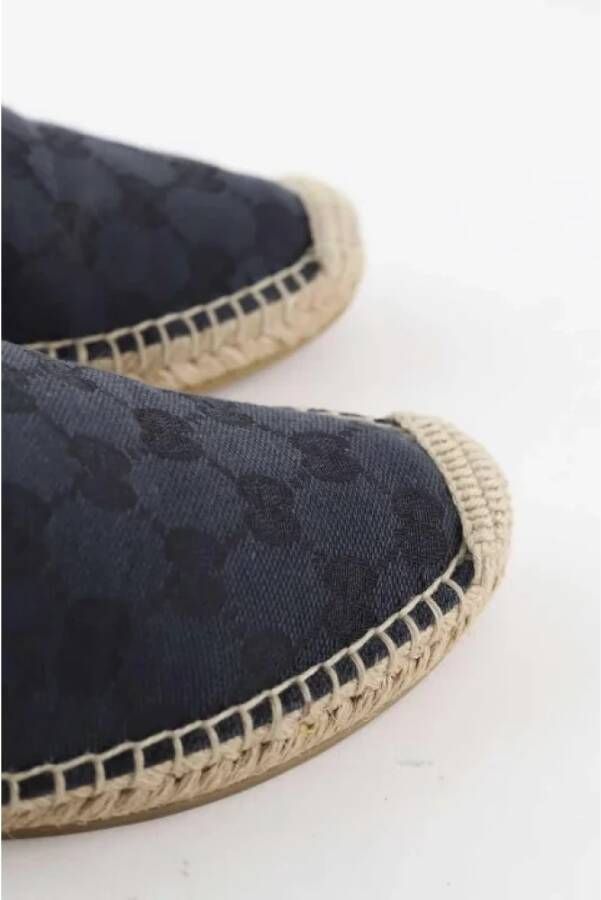 Gucci Vintage Pre-owned Fabric espadrilles Blue Dames