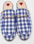 Gucci Vintage Pre-owned Fabric flats Blue Dames - Thumbnail 3