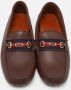 Gucci Vintage Pre-owned Fabric flats Brown Dames - Thumbnail 2