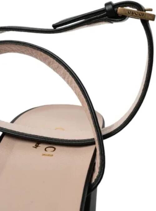 Gucci Vintage Pre-owned Fabric heels Black Dames