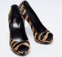 Gucci Vintage Pre-owned Fabric heels Brown Dames - Thumbnail 4