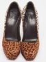 Gucci Vintage Pre-owned Fabric heels Brown Dames - Thumbnail 3