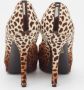 Gucci Vintage Pre-owned Fabric heels Brown Dames - Thumbnail 5