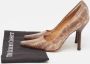 Gucci Vintage Pre-owned Fabric heels Brown Dames - Thumbnail 9