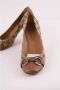 Gucci Vintage Pre-owned Fabric heels Brown Dames - Thumbnail 4
