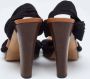 Gucci Vintage Pre-owned Fabric sandals Black Dames - Thumbnail 4