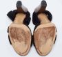 Gucci Vintage Pre-owned Fabric sandals Black Dames - Thumbnail 5