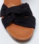 Gucci Vintage Pre-owned Fabric sandals Black Dames - Thumbnail 6