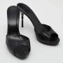 Gucci Vintage Pre-owned Fabric sandals Black Dames - Thumbnail 4