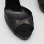 Gucci Vintage Pre-owned Fabric sandals Black Dames - Thumbnail 8