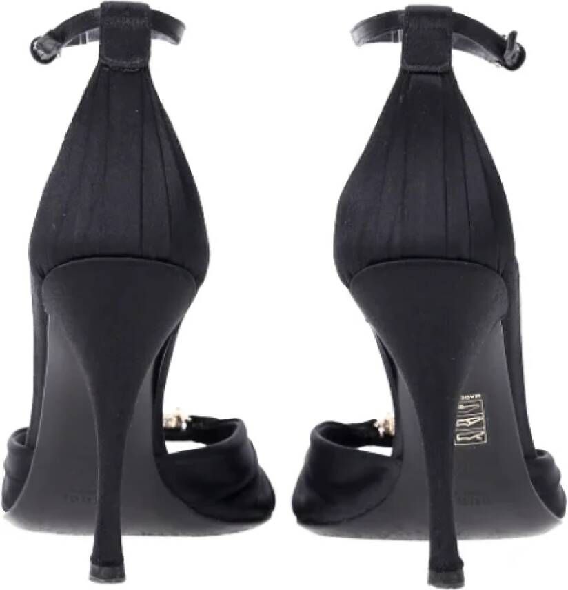 Gucci Vintage Pre-owned Fabric sandals Black Dames