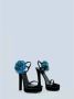 Gucci Vintage Pre-owned Fabric sandals Black Dames - Thumbnail 3