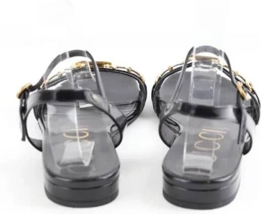 Gucci Vintage Pre-owned Fabric sandals Black Dames