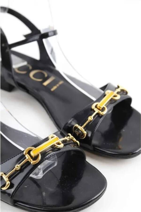 Gucci Vintage Pre-owned Fabric sandals Black Dames