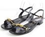 Gucci Vintage Pre-owned Fabric sandals Black Dames - Thumbnail 4