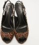 Gucci Vintage Pre-owned Fabric sandals Brown Dames - Thumbnail 2