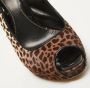 Gucci Vintage Pre-owned Fabric sandals Brown Dames - Thumbnail 6