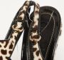 Gucci Vintage Pre-owned Fabric sandals Brown Dames - Thumbnail 7