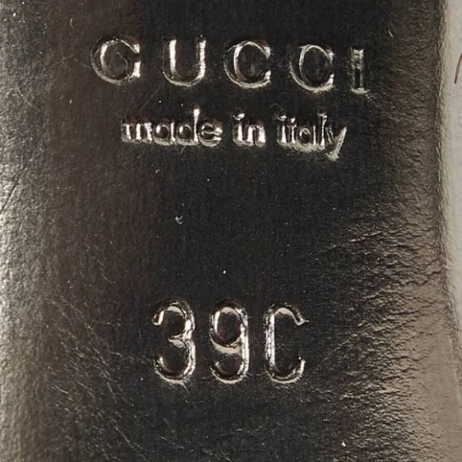 Gucci Vintage Pre-owned Fabric sandals Gray Dames